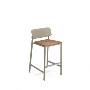Emu SHINE Barhocker mit Teaksitz