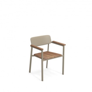 Emu SHINE Armlehnstuhl mit Teaksitz