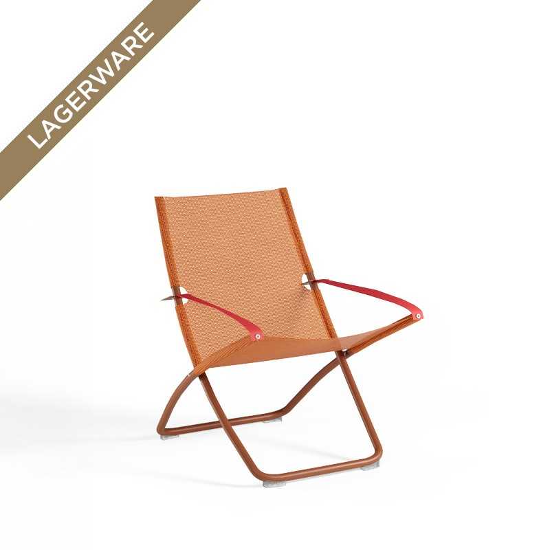 Emu SNOOZE Liegestuhl, Maple Red/ Peach