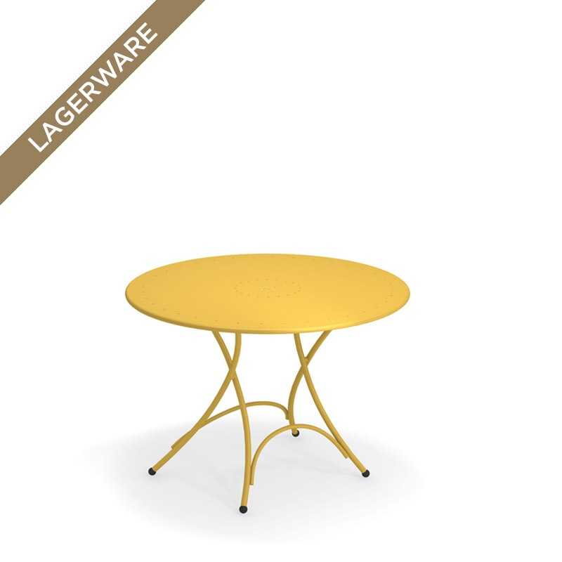 Emu PIGALLE Klapptisch Ø 105 cm, Curry Yellow