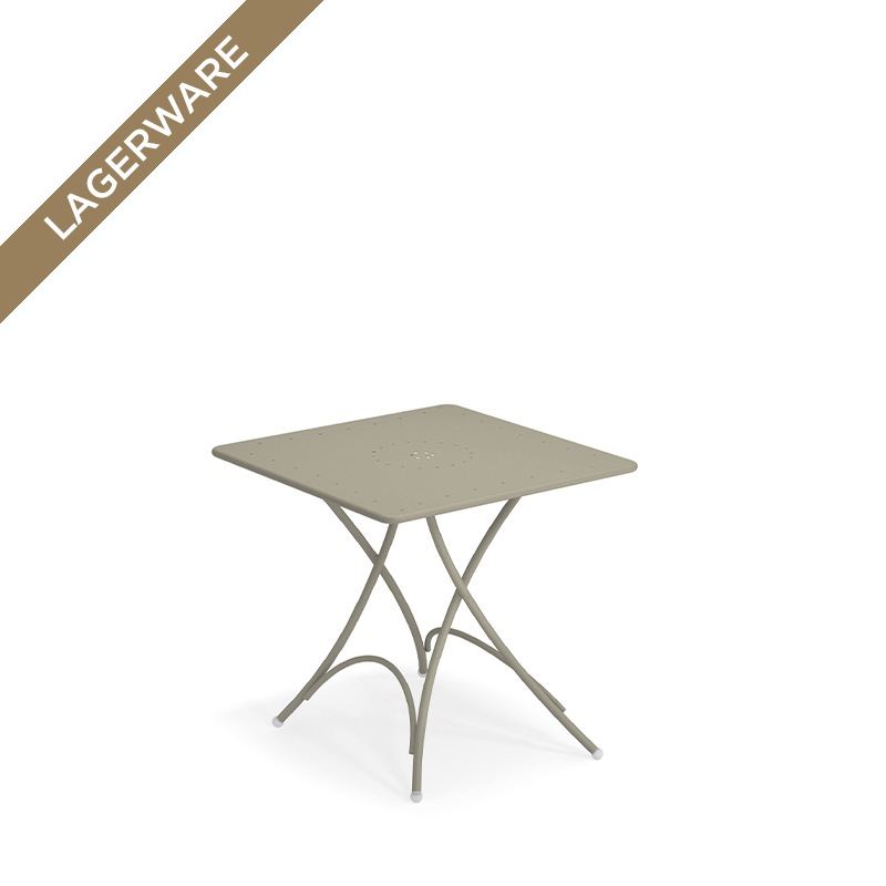 Emu PIGALLE Tisch, quadratisch klappbar, Grey Green